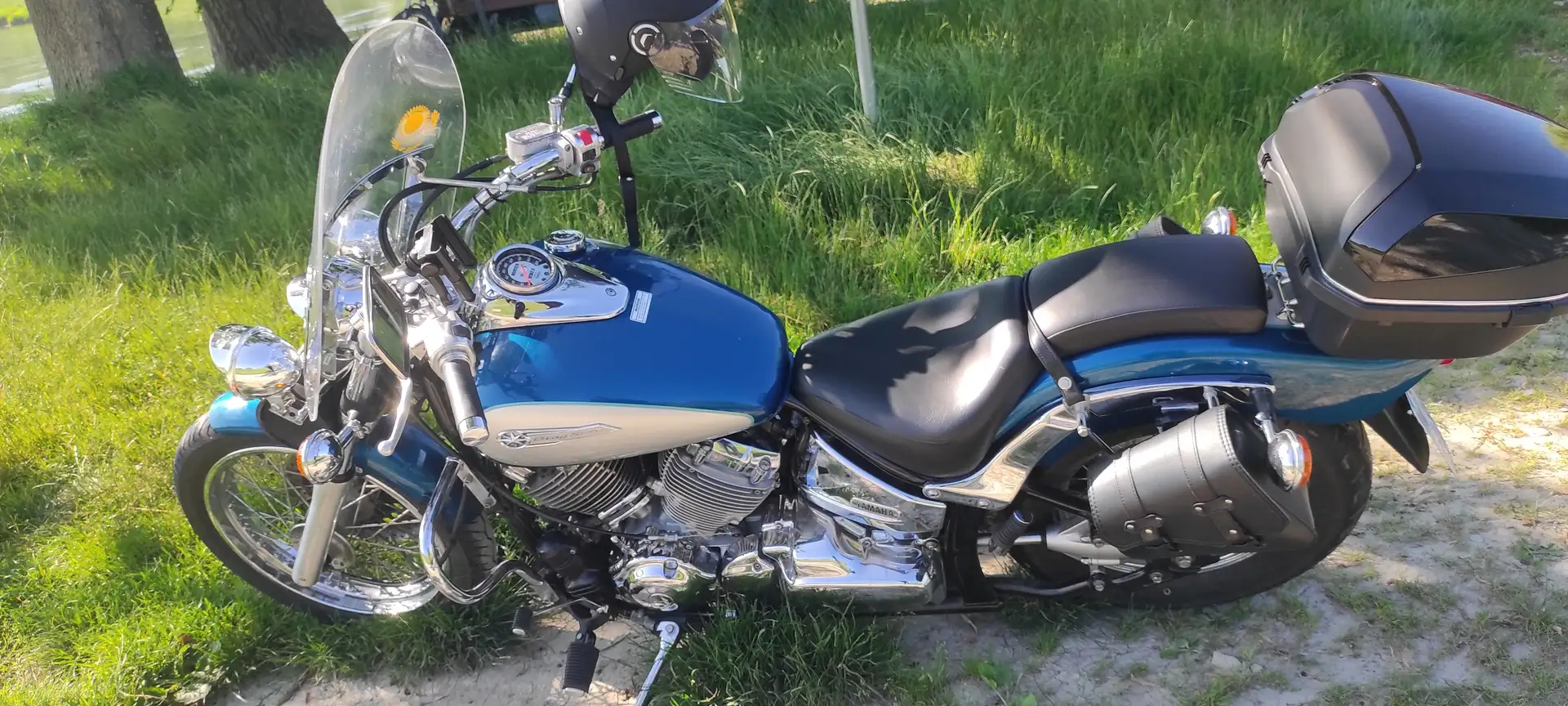 Yamaha XVS 650 Blau - 2