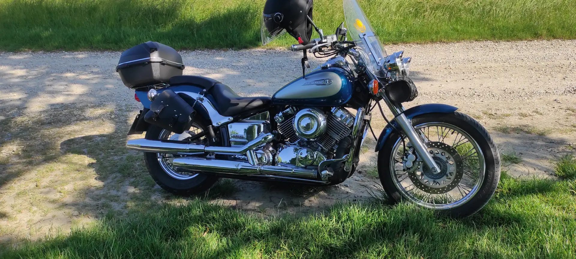 Yamaha XVS 650 Blau - 1