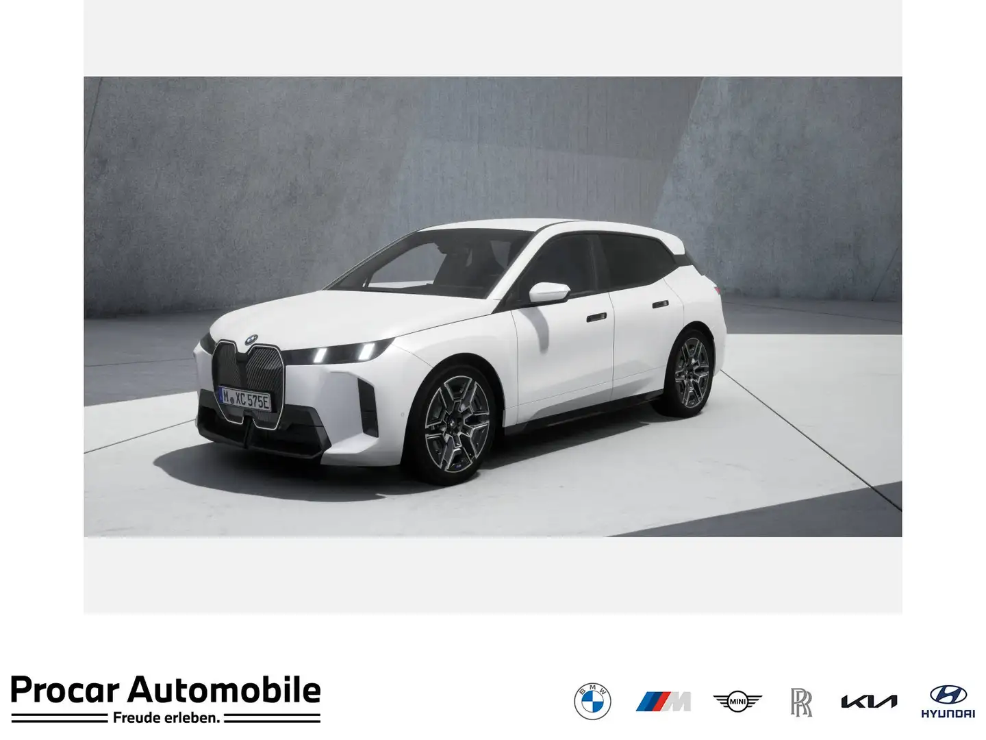 BMW iX xDrive45 M-Sport + Integral + AHK + H/K + Head Up Weiß - 1