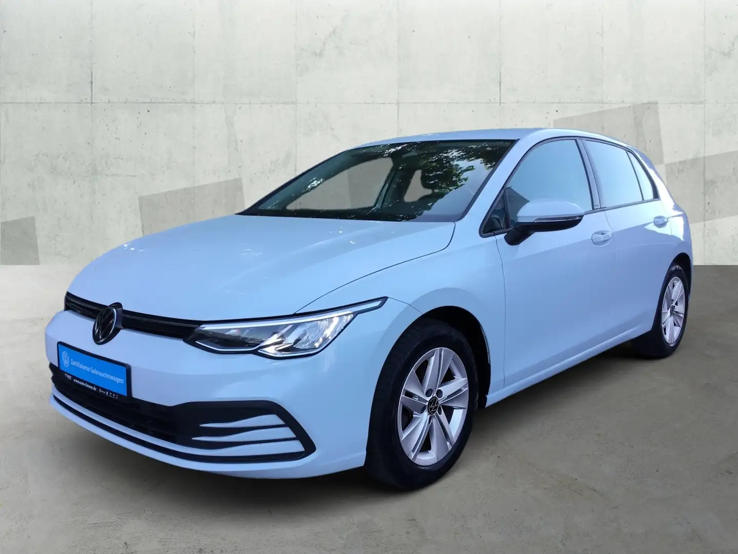 Volkswagen Golf VIII 1.5 eTSI DSG LIFE *LED *APP *LANE *NAVI *PDC Weiß - 2