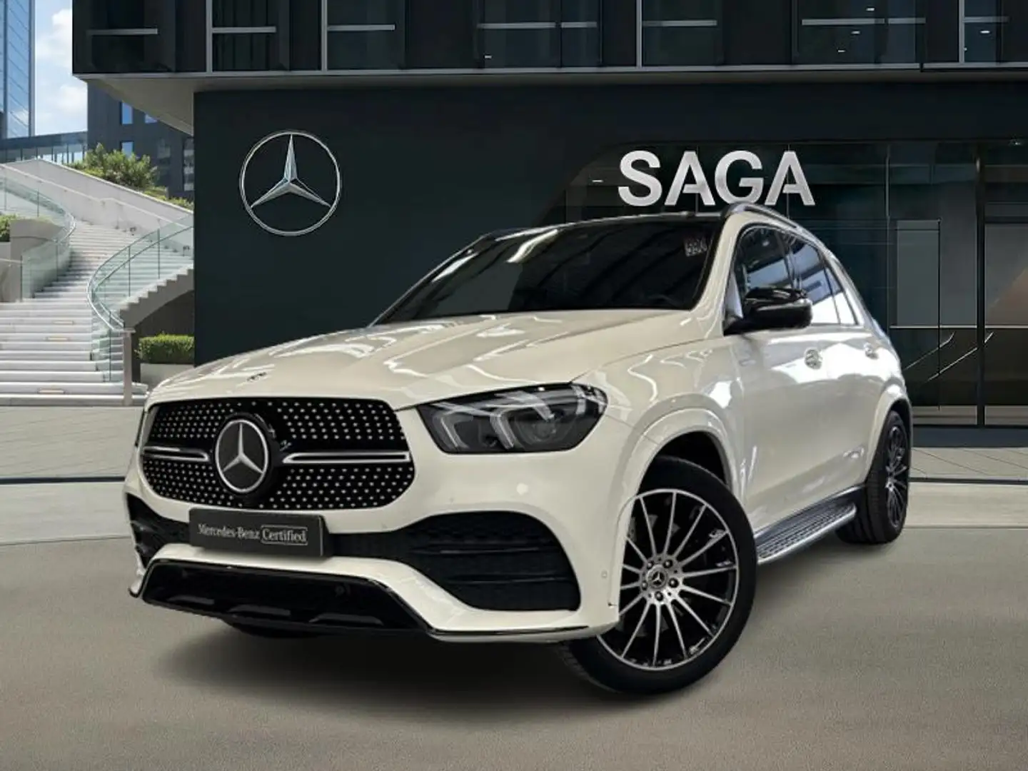 Mercedes-Benz GLE 350 e 4MATIC AMG Pack Night Toit Pano Weiß - 1