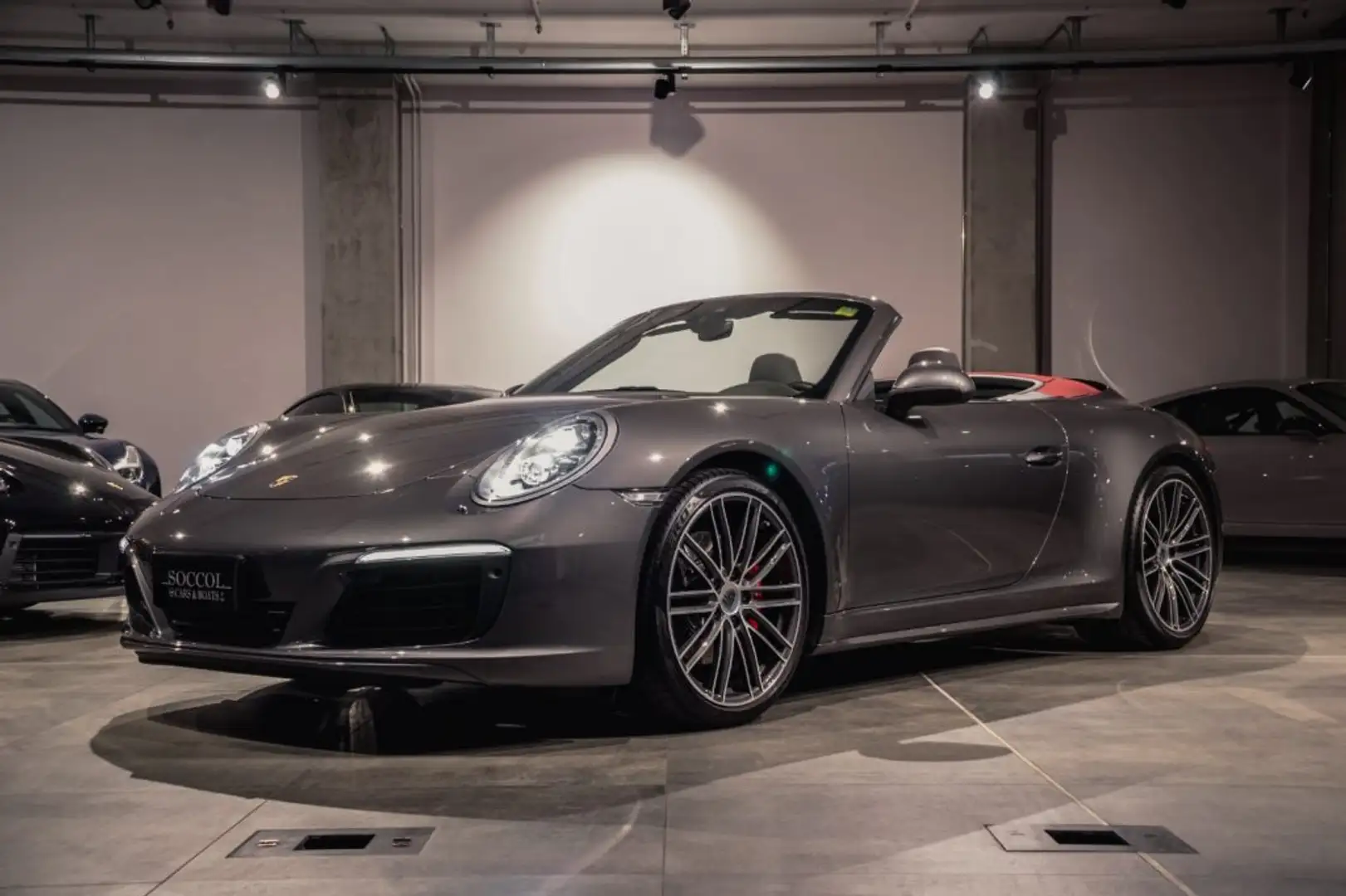 Porsche 991 3.0 Carrera 4S Cabriolet*ASSE POSTERIORE STERZANTE Grigio - 2