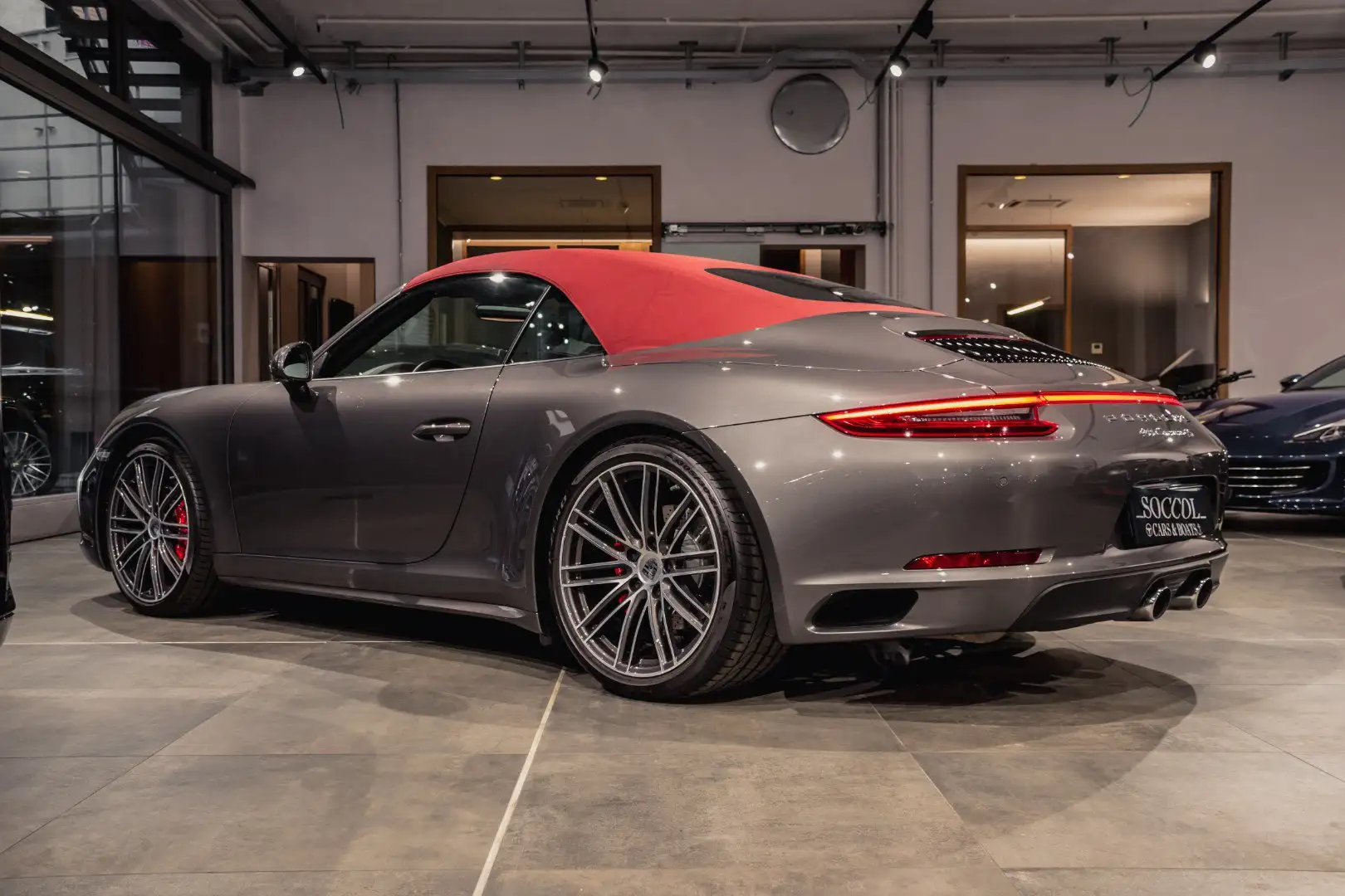 Porsche 991 3.0 Carrera 4S Cabriolet*ASSE POSTERIORE STERZANTE Grigio - 1