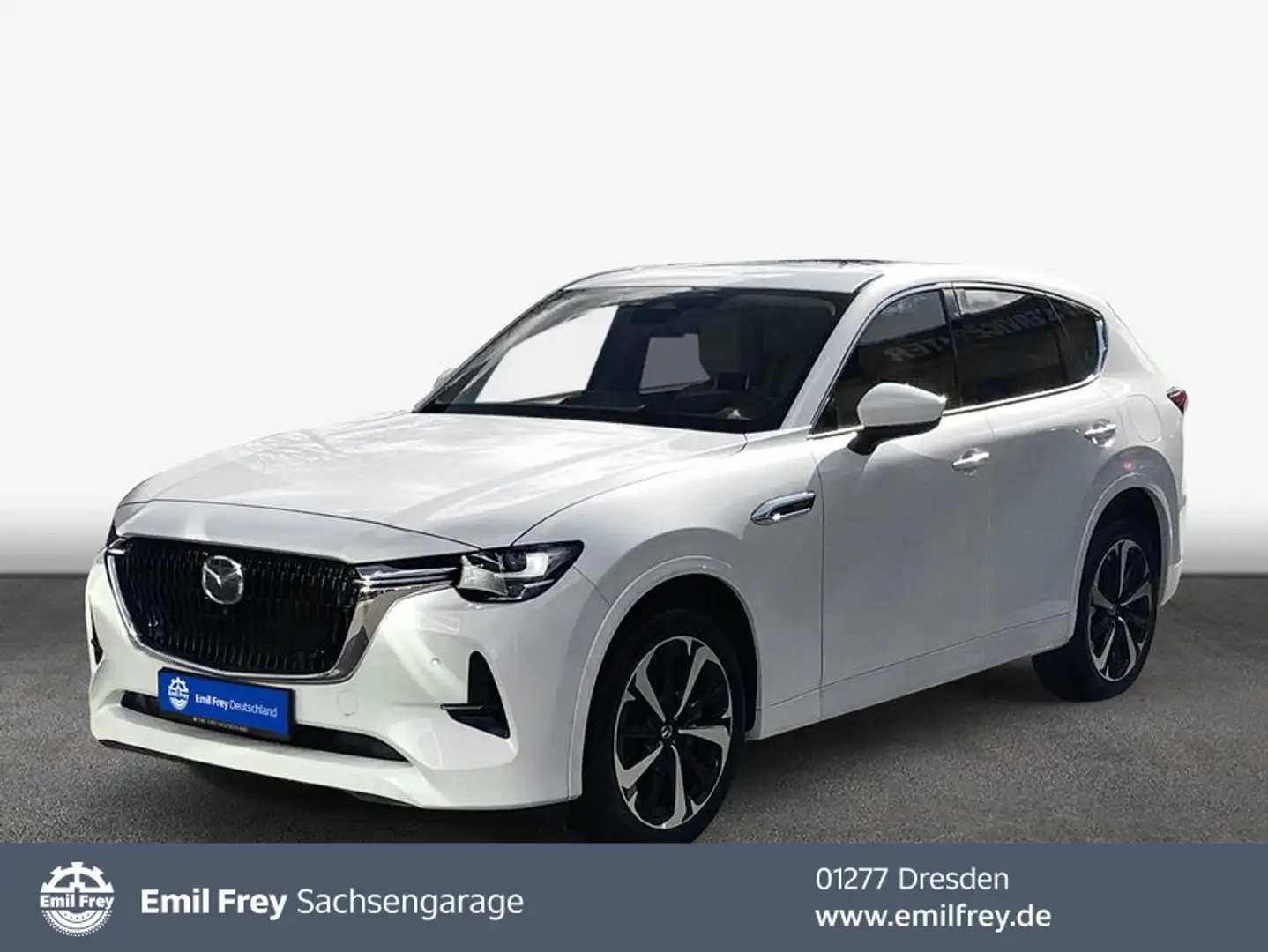 Mazda CX-60 AWD PHEV Aut. TAKUMI Pano HUD Allwetter Белый - 1