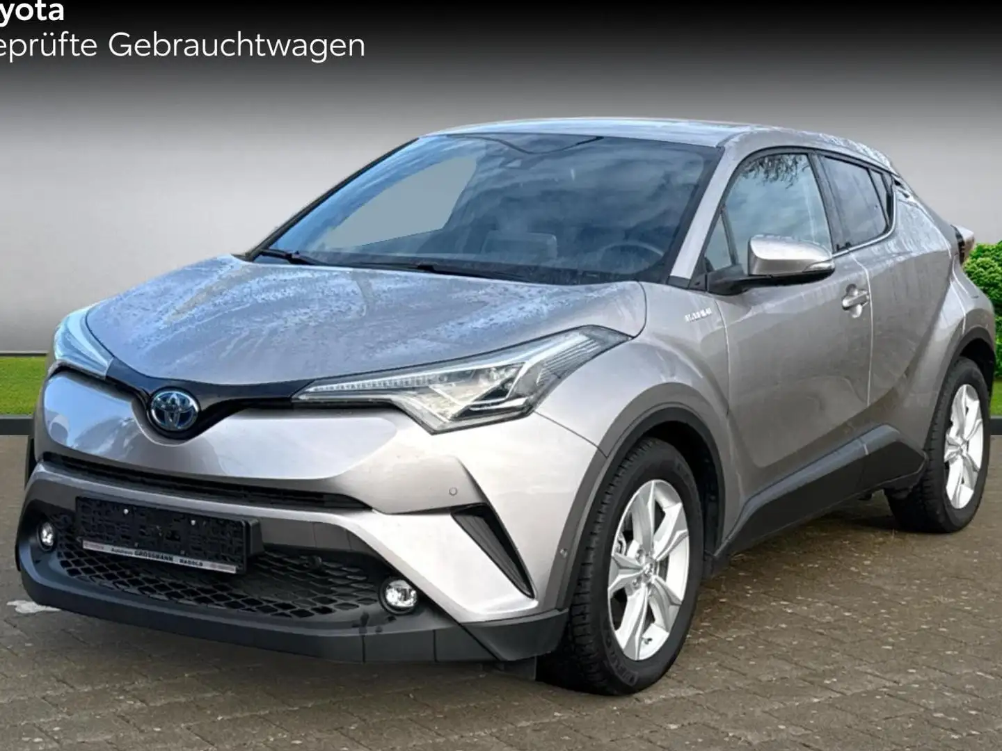 Toyota C-HR Hybrid Club 25100 KM LED-Paket Navi 8-fach Alu SH Grau - 1