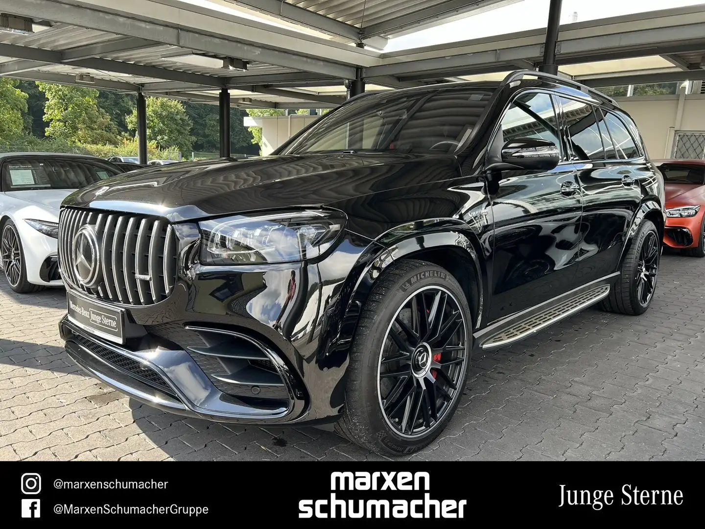 Mercedes-Benz GLS 63 AMG AMG GLS 63 4M+ 7Sitze+Pano+Drivers+Standh.+AHK LED Schwarz - 1