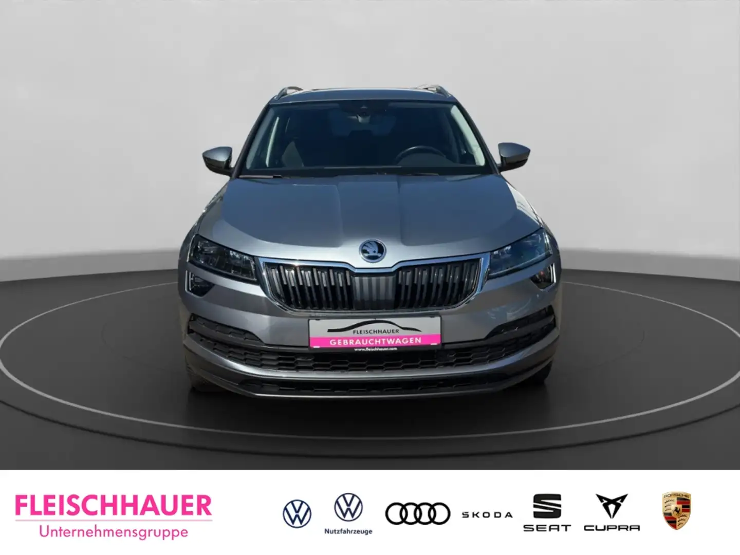 Skoda Karoq Clever 1.5 TSI PDC+SHZ+LED+DAB+KLIMA+RFK+GRA Grau - 2