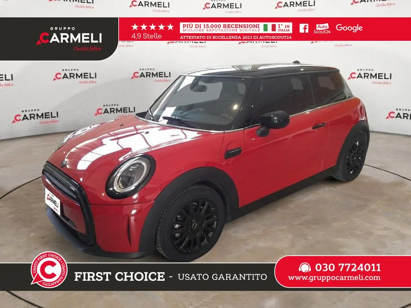MINI Cooper 1.5 TwinPower Turbo Cooper Rojo - 1