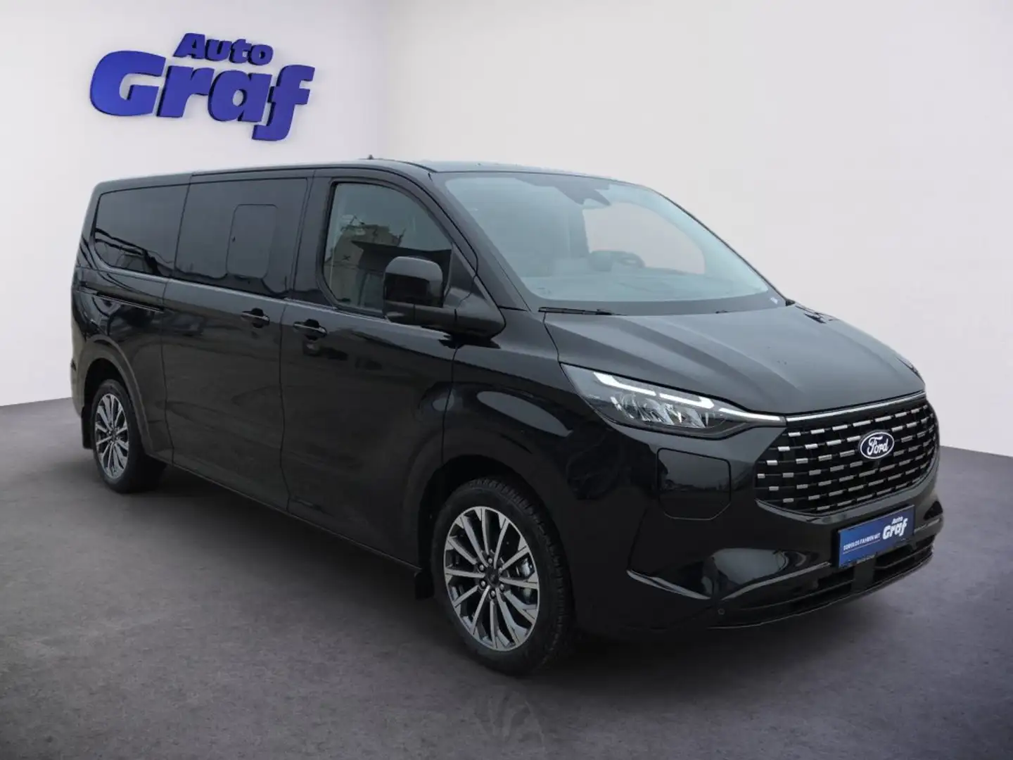 Ford Tourneo Custom Bus 2,5 PHEV 340 L2H1 FWD Titanium X Schwarz - 2