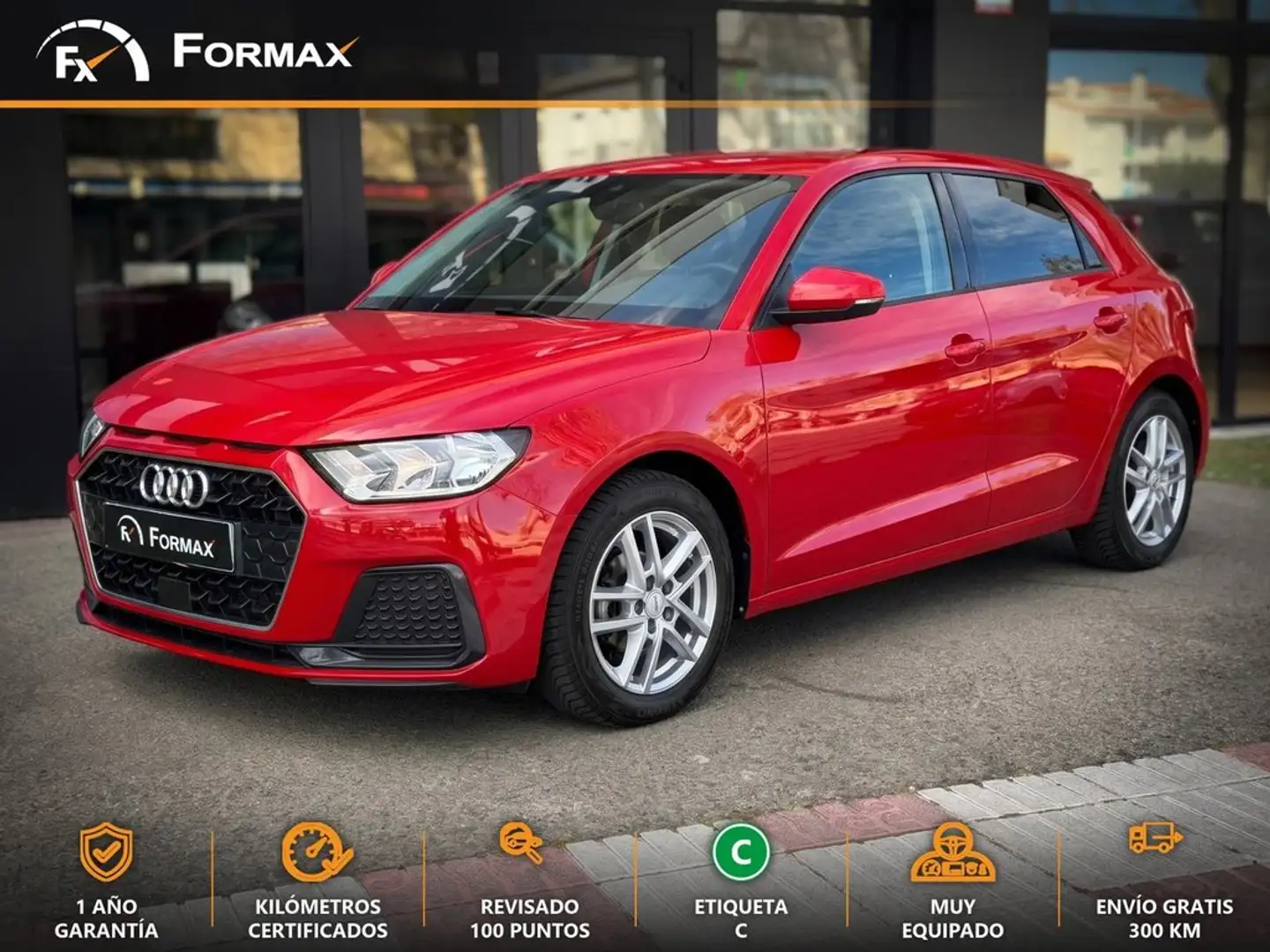 Audi A1 Sportback 25 TFSI Advanced S tronic Rojo - 1