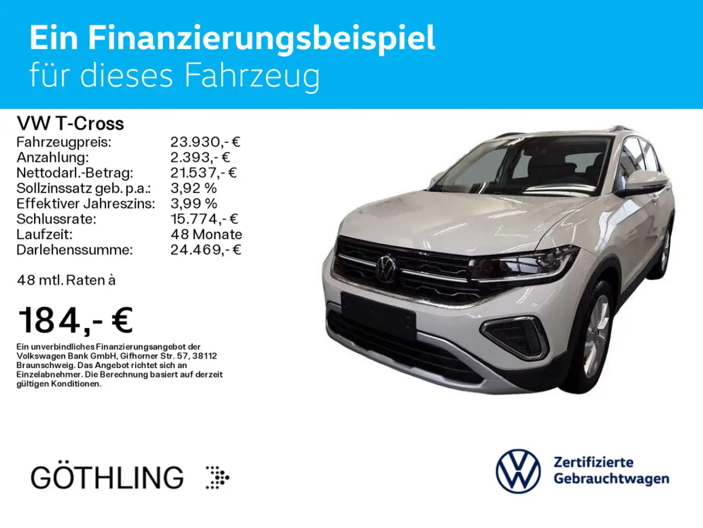 Volkswagen T-Cross Life TSI 70kW*AHK*KAM*NAVI*MATRIX*ASG Gris - 2