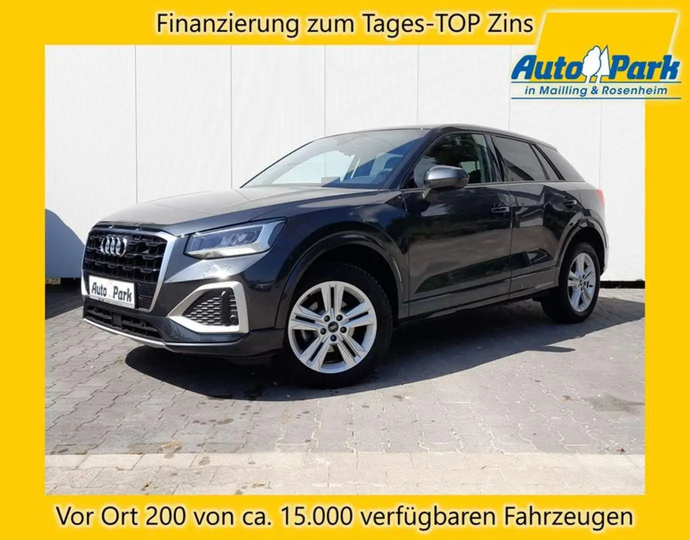 Audi Q2 DSG NAVI/APP~PANO~SHZ~VIRTUALL~RKam~eHeKl~LED Grau - 1