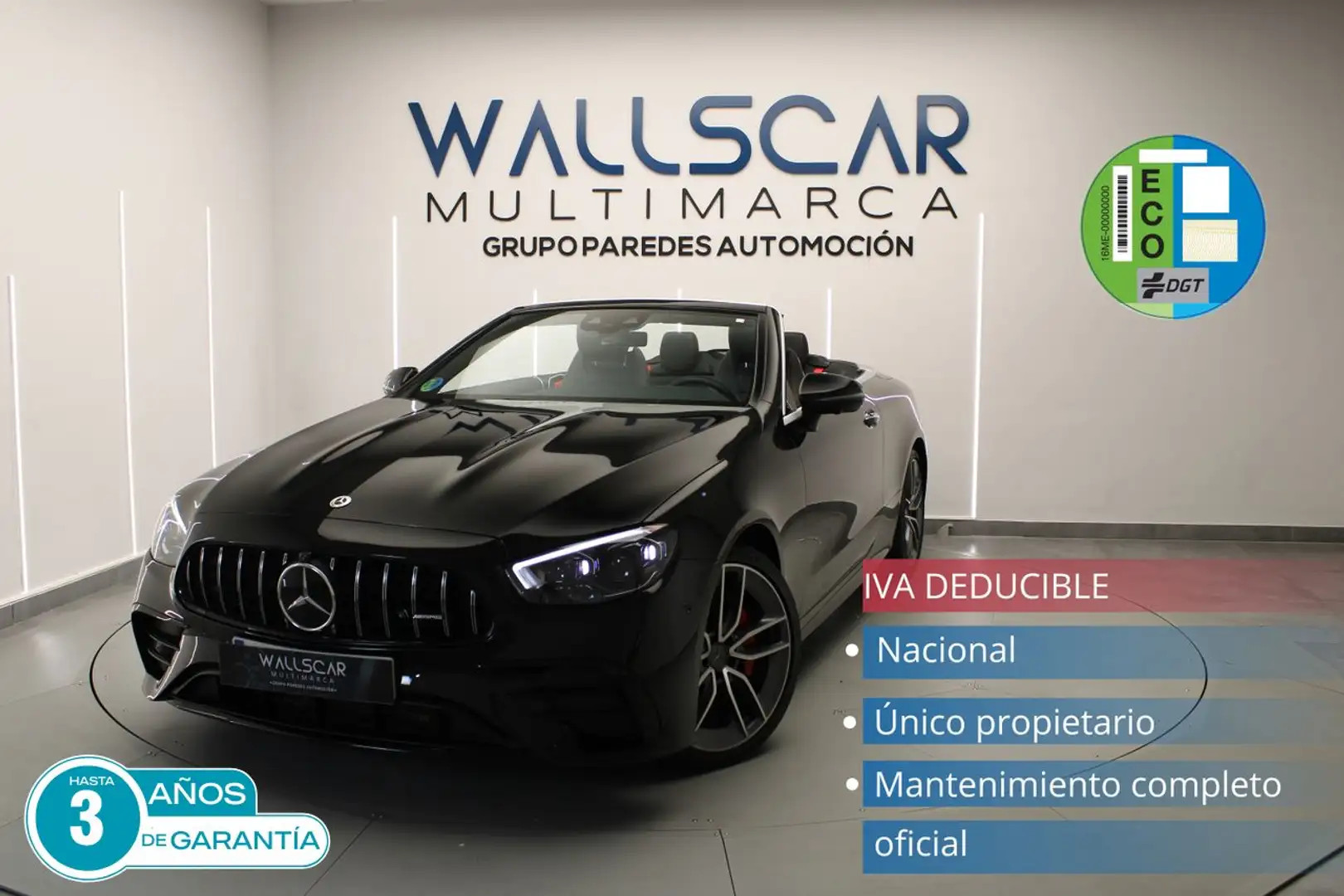 Mercedes-Benz E 53 AMG Cabrio Mercedes-AMG 4MATIC+ Negro - 1