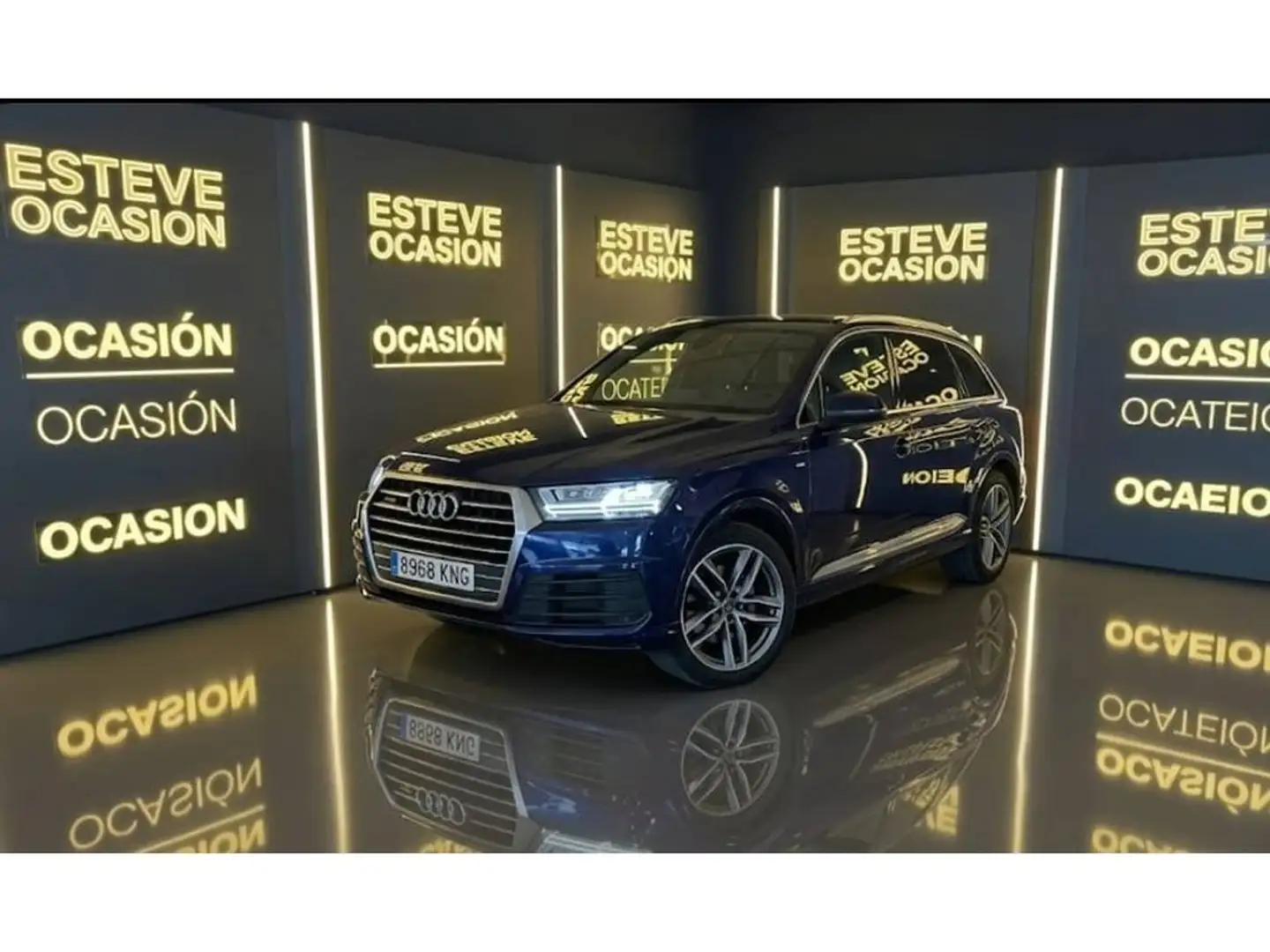 Audi Q7 BLACK LINE SLINE Black line - Sline 3.0 TDI quattr Azul - 1