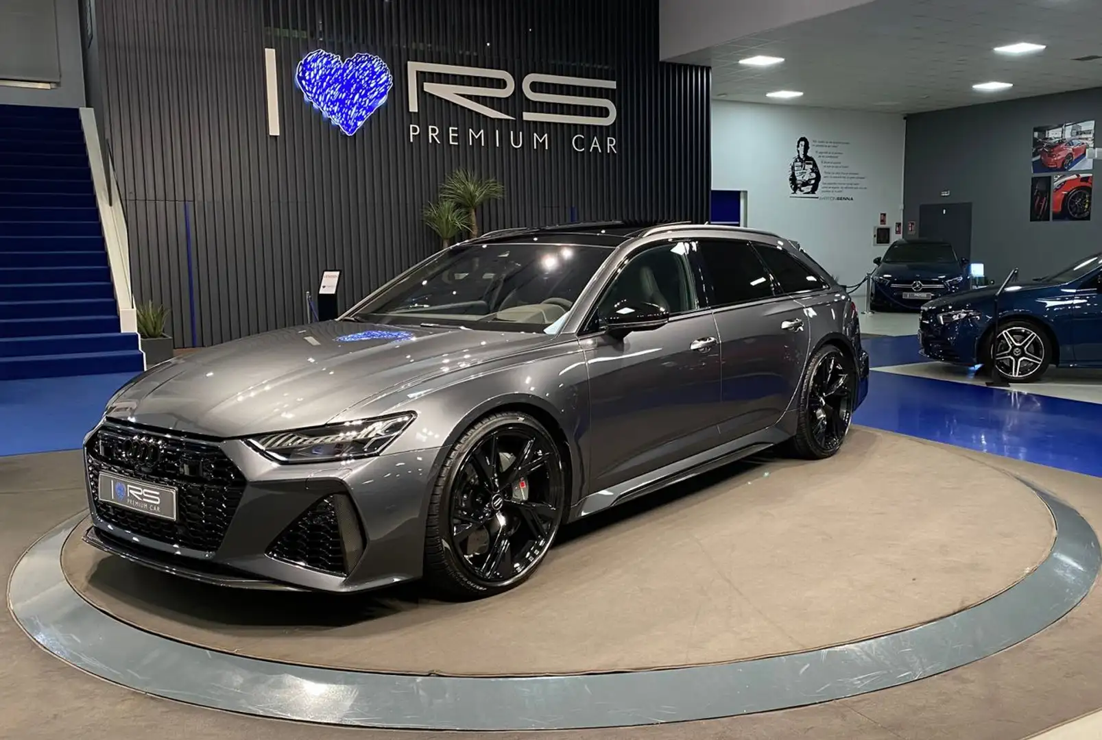 Audi A6 RS6 Avant Gris - 2