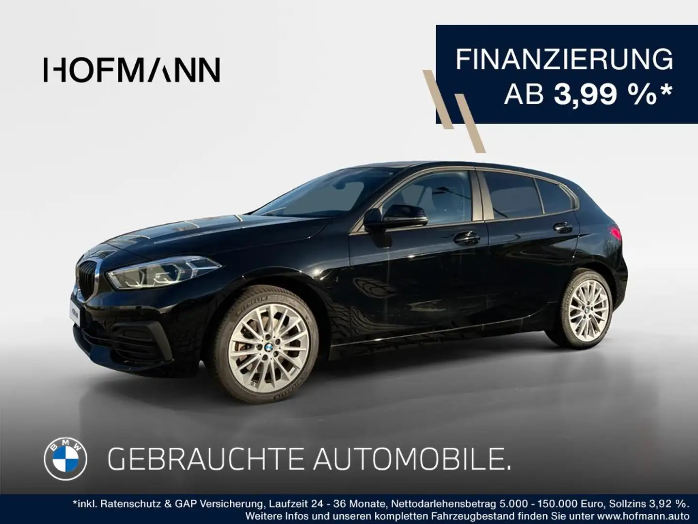 BMW 118 Advantage Schwarz - 1