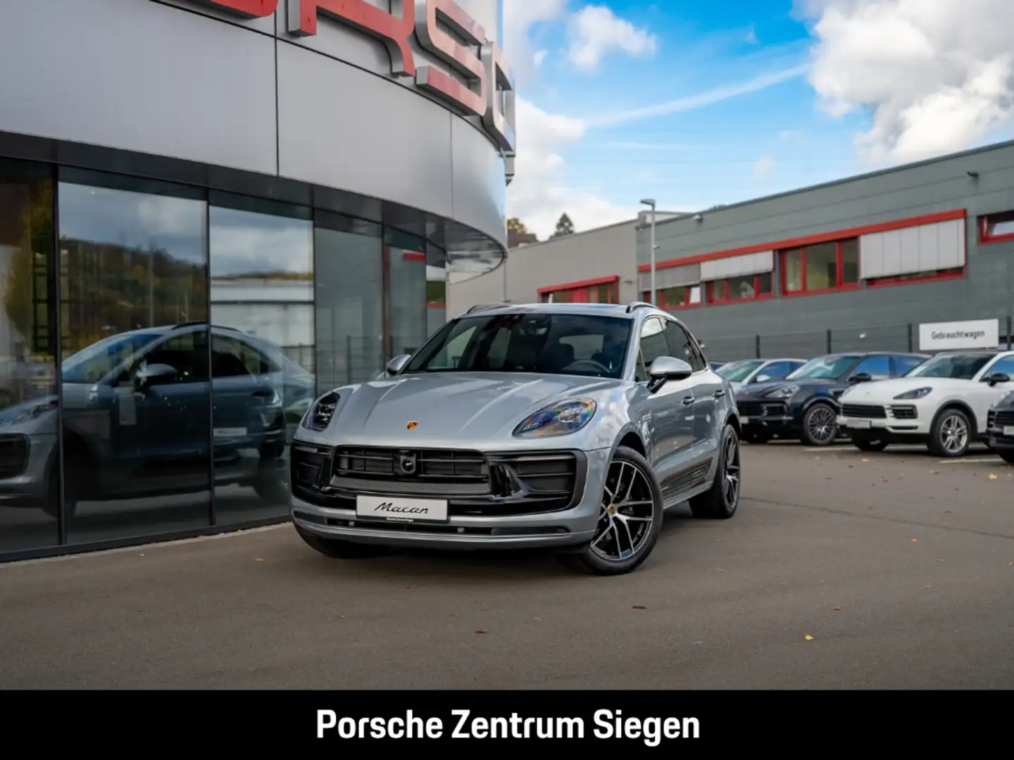 Porsche Macan T Luftfederung/Sportabgas/Surround View/Pano/PASM Argent - 1