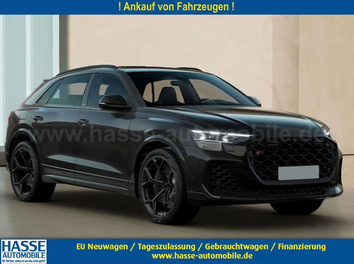 Audi RS Q8 performance 4.0l Quattro 640 PS AHK*Panorama*St... Noir - 1