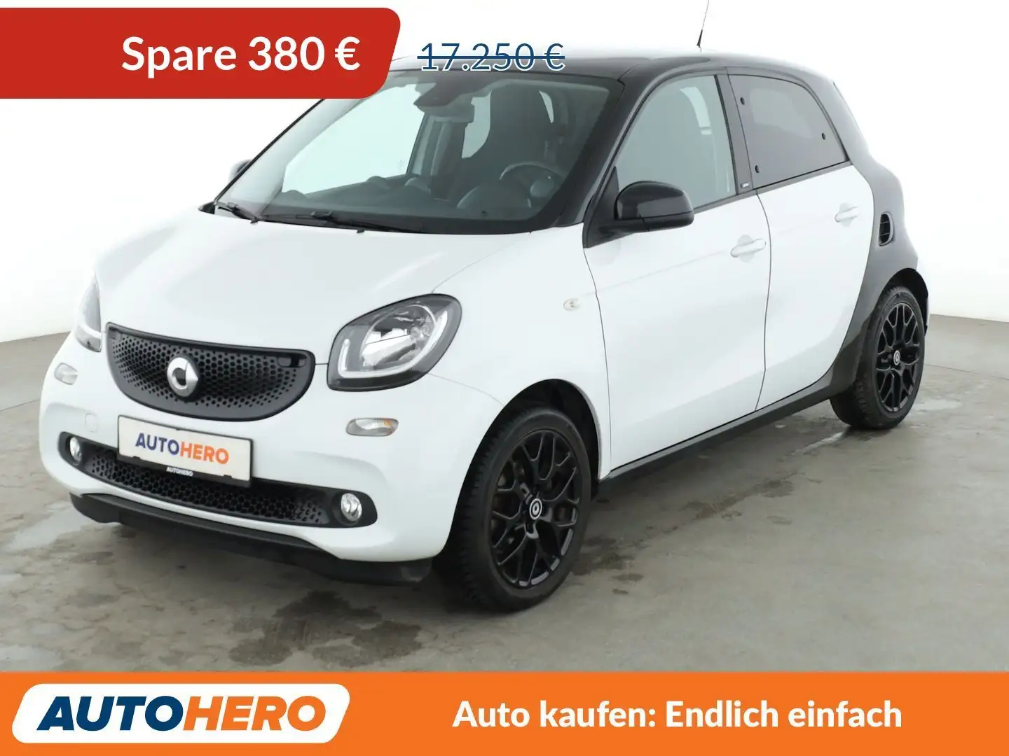 smart forFour 0.9 Turbo Prime Aut.*NAVI*PDC*SHZ*KLIMA*TEMPO* Weiß - 1