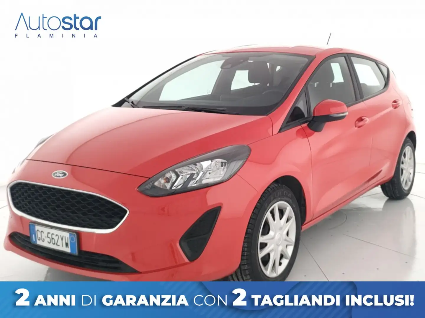 Ford Fiesta 5p 1.1 Plus s&s 75cv Rosso - 1
