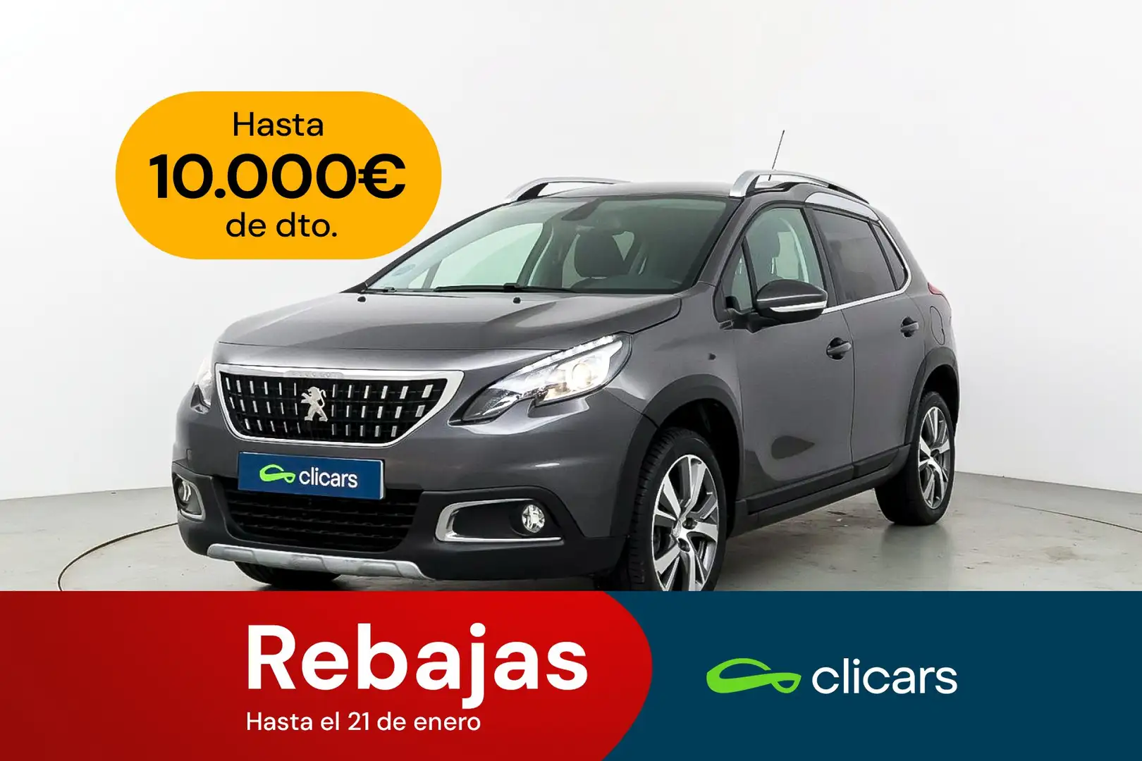 Peugeot 2008 1.2 PureTech S&S Allure 130 Gris - 1