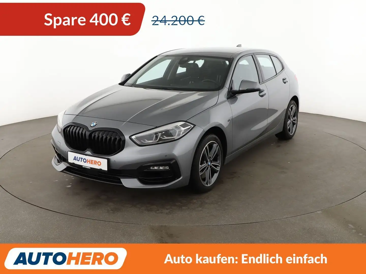 BMW 120 120i Sport Line Aut.*NAVI*TEMPO*LED*PDC*SHZ* Gri - 1