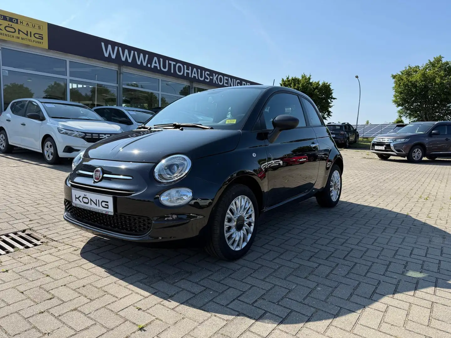 Fiat 500 Klimaauto. * Tempomat * Isofix  Dolcevita Schwarz - 1