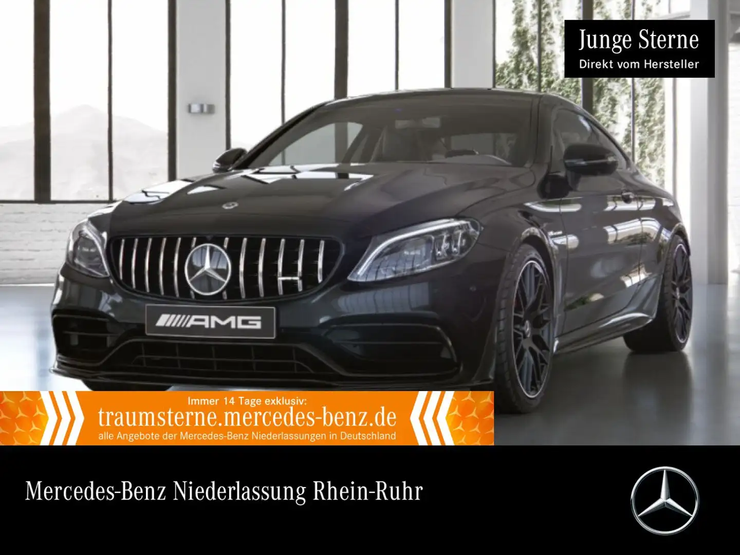 Mercedes-Benz C 63 AMG C 63 S Coupé NIGHT+DRIVERS+PANO+360+MULTIBEAM+9G Schwarz - 1