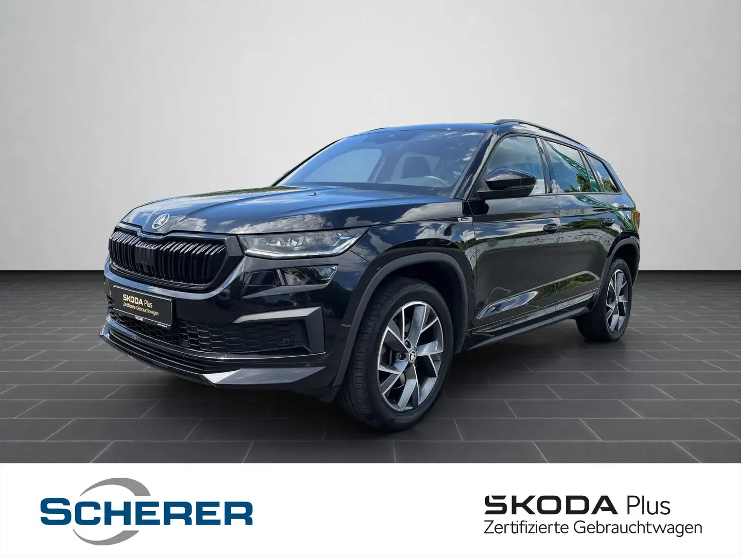 Skoda Kodiaq SPORTLINE 2,0 TDI DSG 4x4 NAVI KAMERA MAT Schwarz - 1