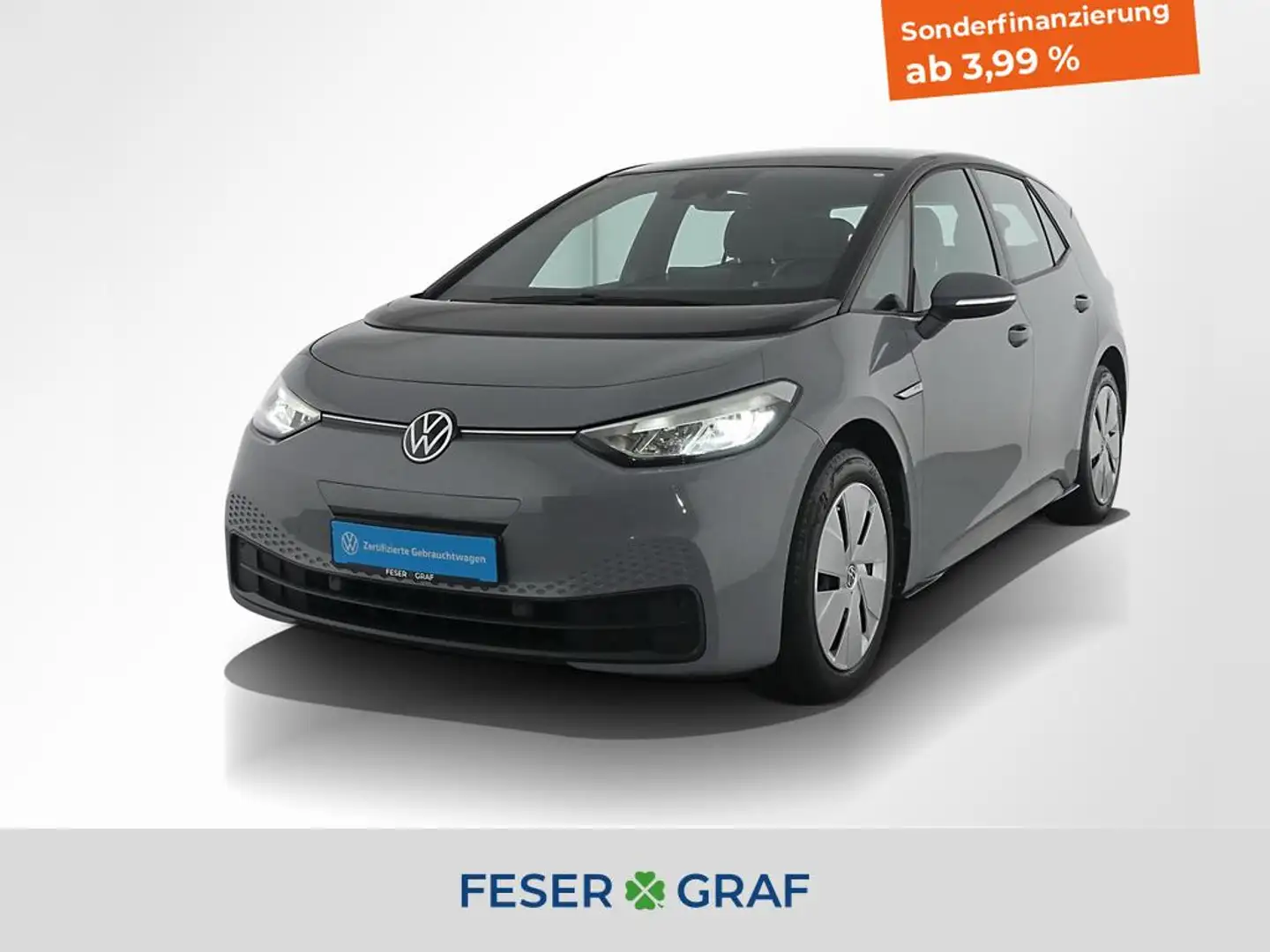 Volkswagen ID.3 Life 150 kW 58 kWh 1-Gang-Automatik LED/ACC Grau - 1