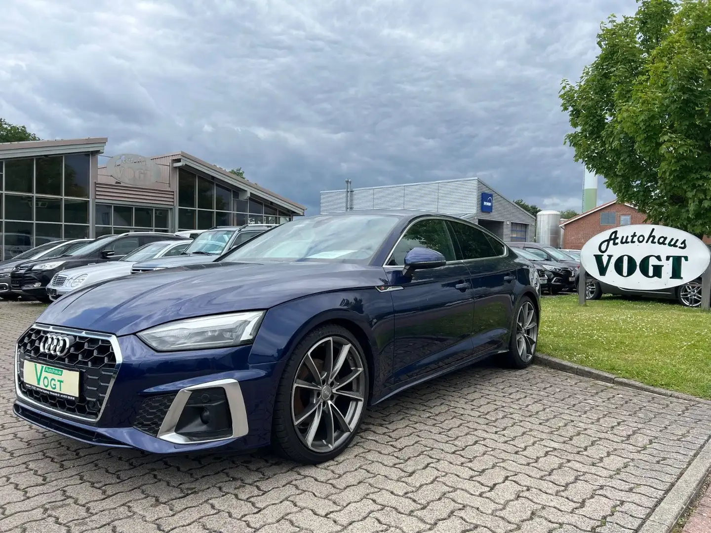 Audi A5 Sportback 35 TDI S line Blau - 1