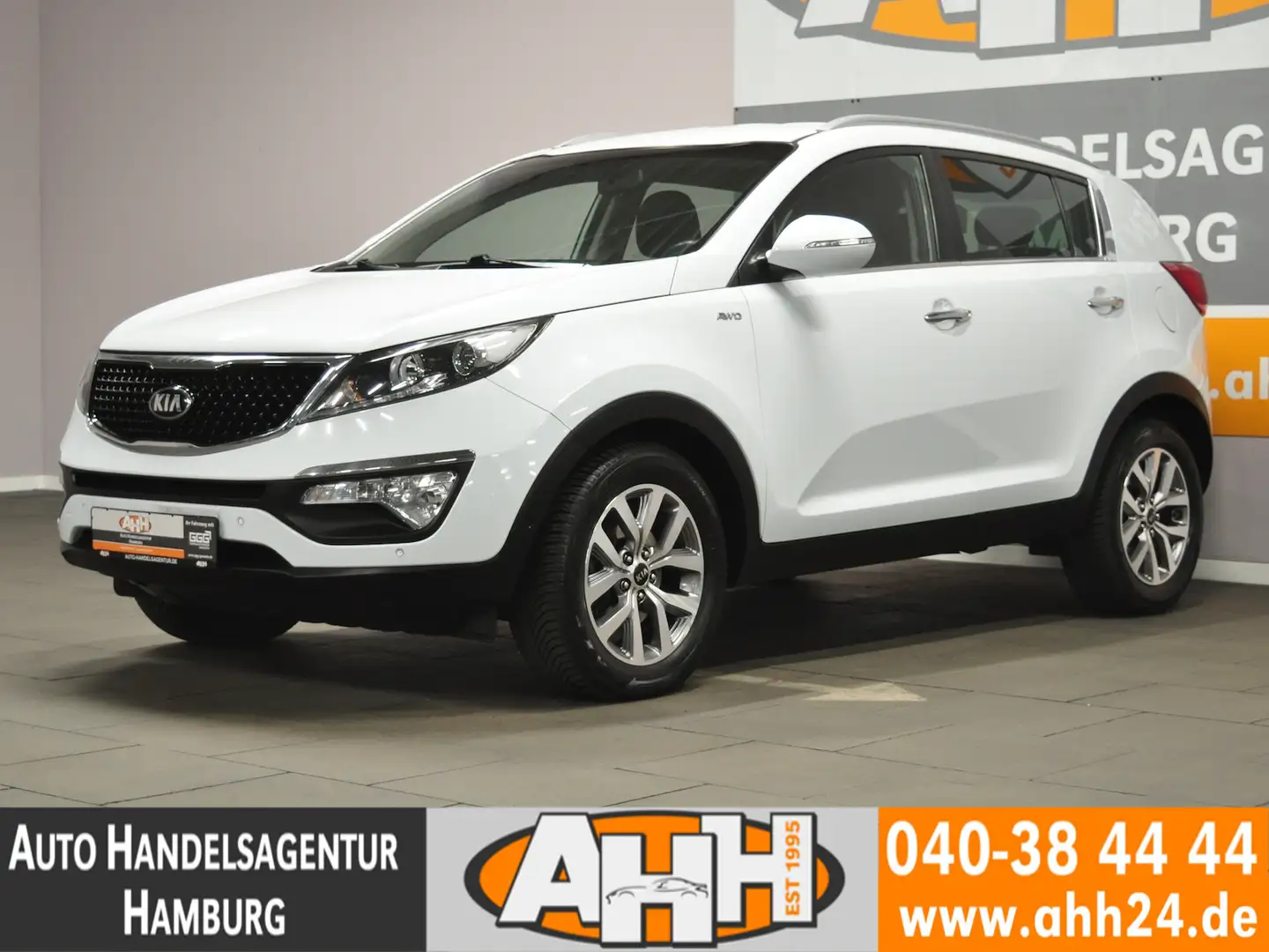 Kia Sportage 2.0 CRDi 4WD AUT LEDER|NAV|KAM|SITZH|2H Blanco - 1