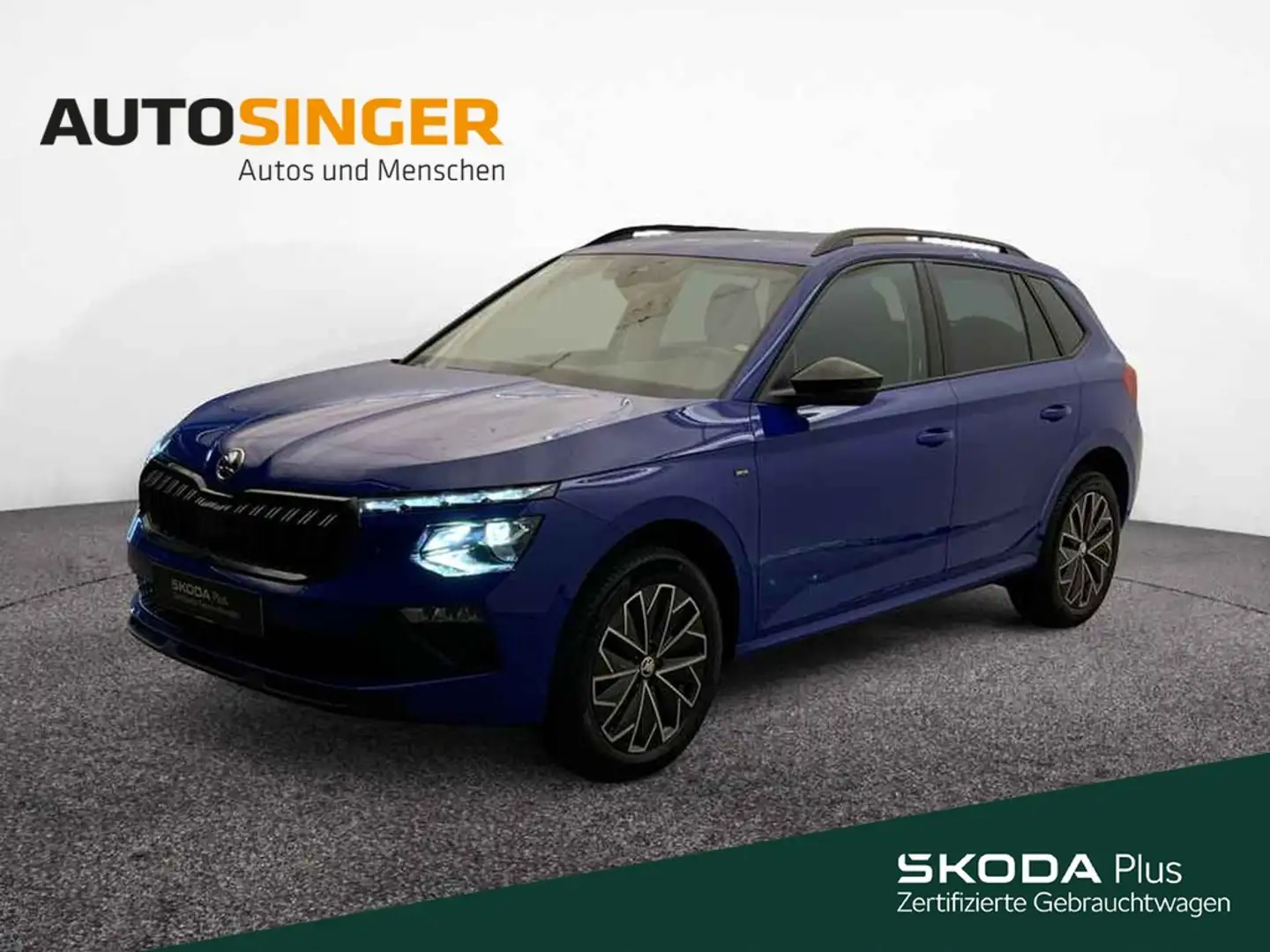 Skoda Kamiq Selection 1.0 TSI DSG *MATRIX*AHK*R-CAM* Blue - 1