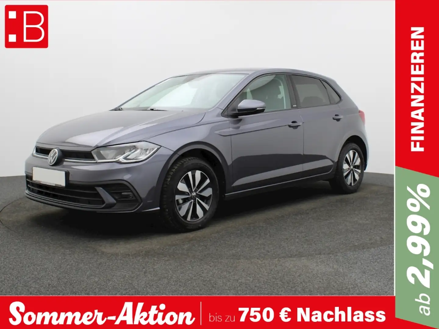 Volkswagen Polo 1.0 TSI Move LED NAVI ACC KAMERA PDC SHZ Gris - 1