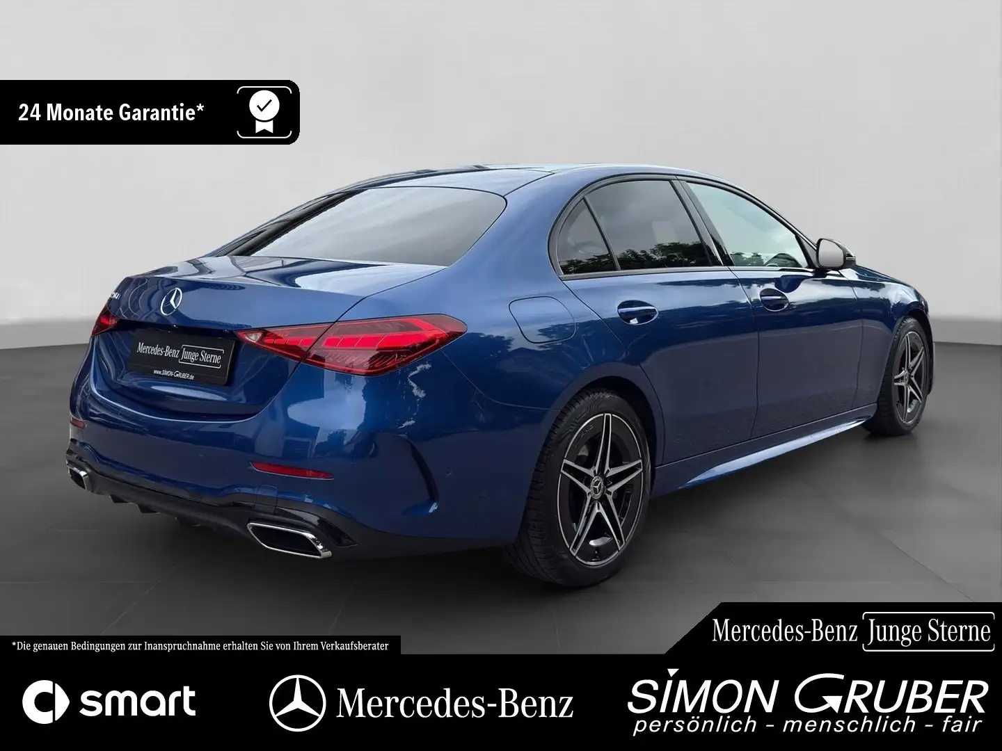 Mercedes-Benz C 220 d AMG Night Burmester Schiebedach Kamera Blu/Azzurro - 2