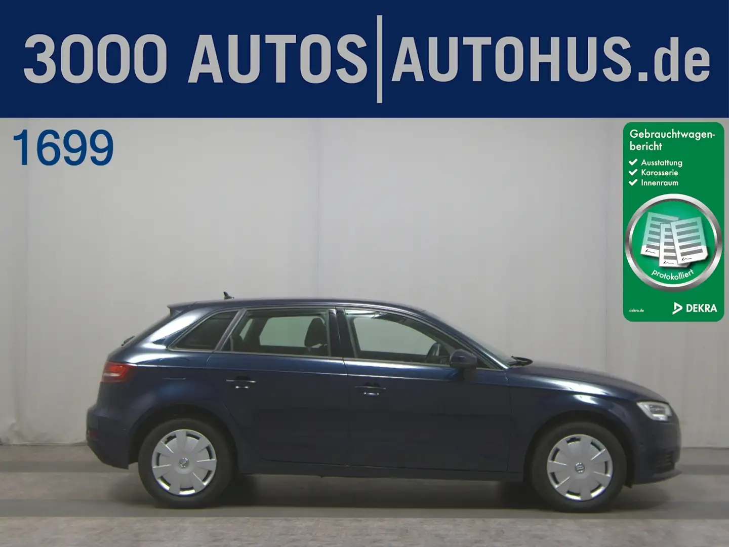 Audi A3 SB 35 TDI Navi Xenon Virtual Sound PDC Blau - 1