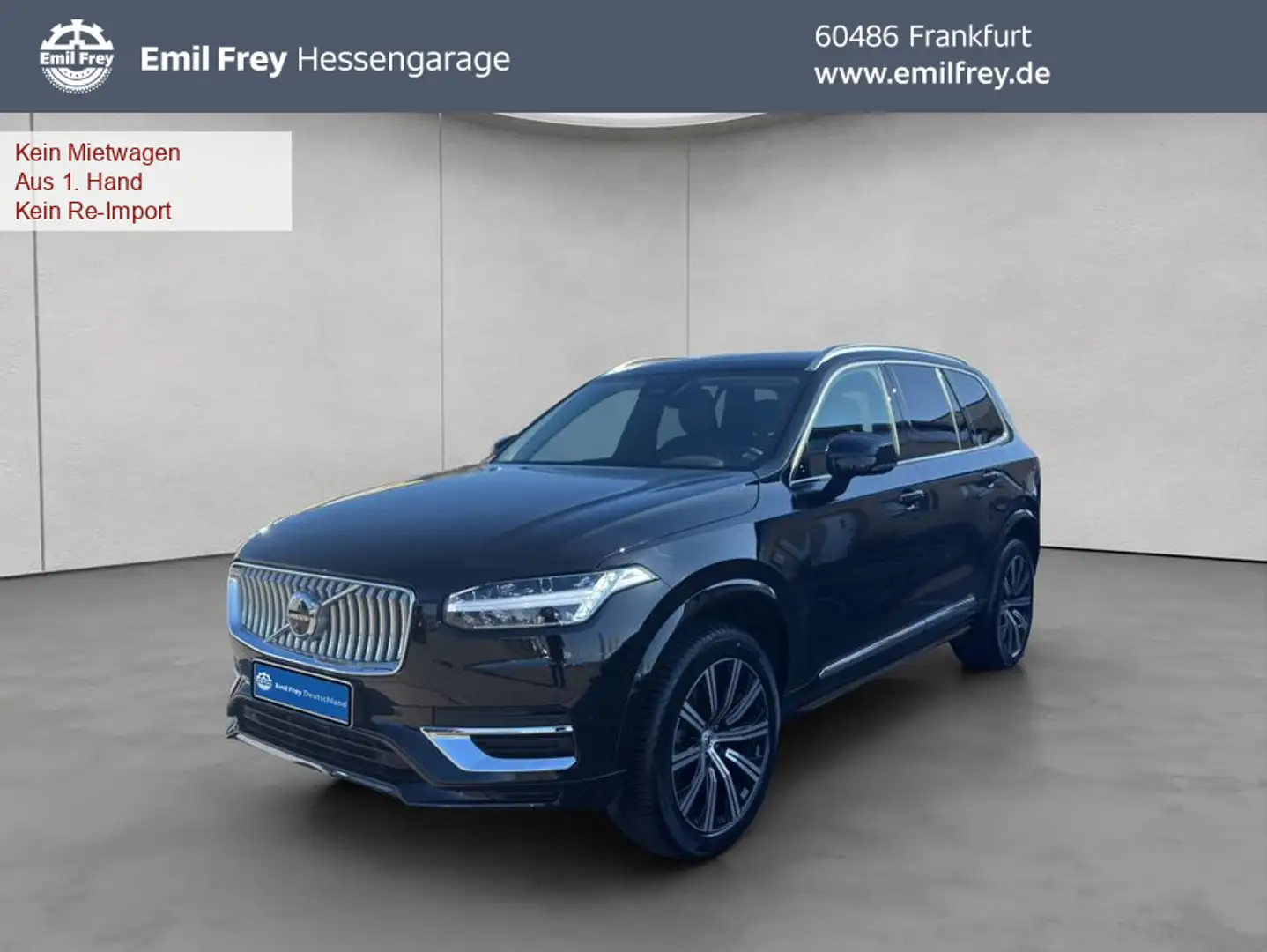Volvo XC90 XC90 B5 AWD Plus-Bright 7S Glasd Standh 360° Leder Schwarz - 1