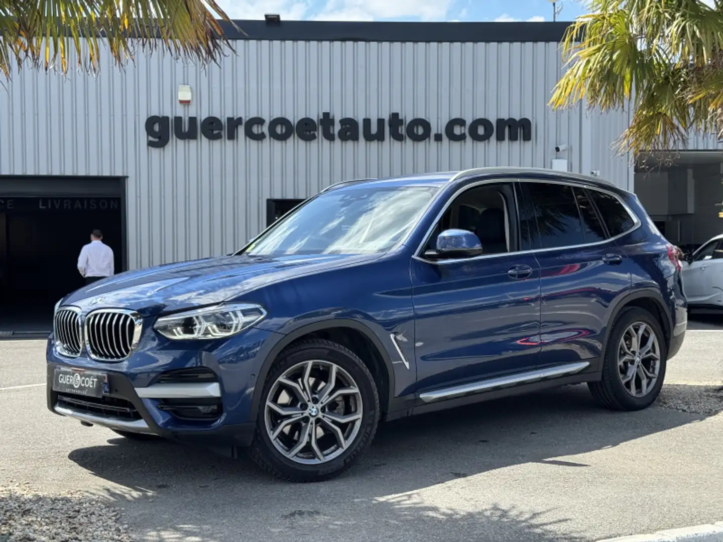 BMW X3 (G01) SDRIVE18D 150CH XLINE Bleu - 1