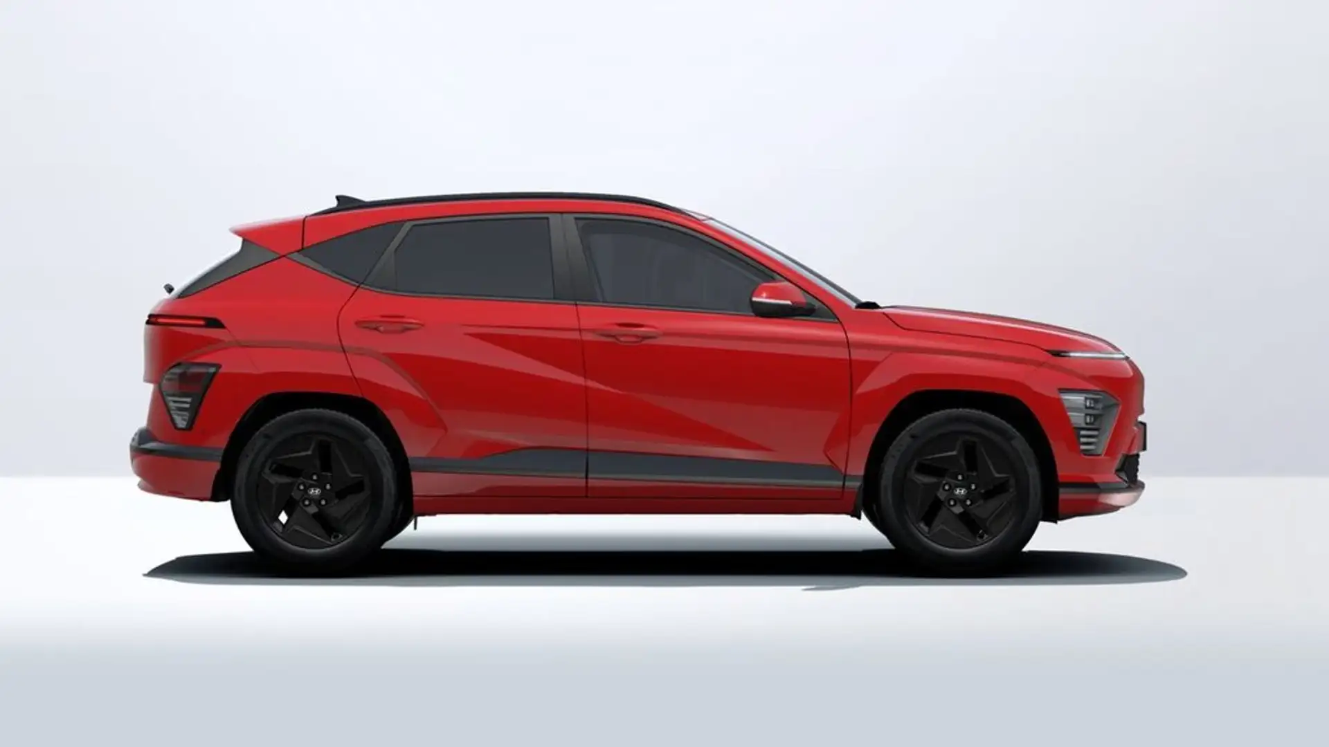 Hyundai KONA EV 150kW 65kWh Black Line Rojo - 2