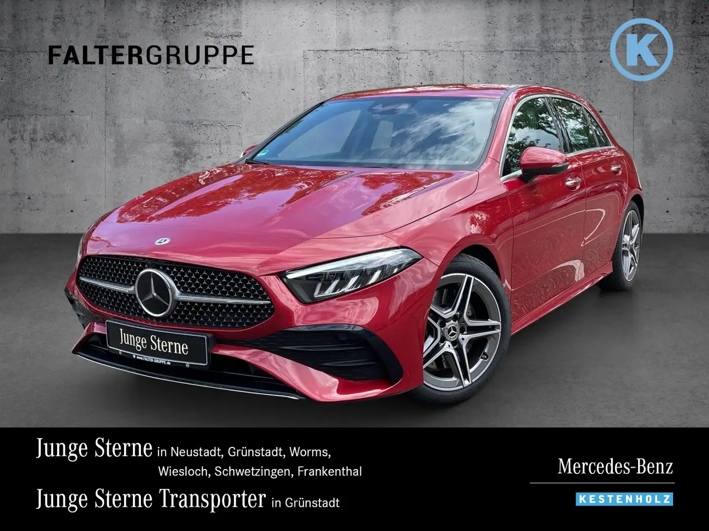 Mercedes-Benz A 250 A 250 4M AMG+DISTRO+LENKHZ+KAMERA+AMBI+SITZHZ Navi Rot - 1