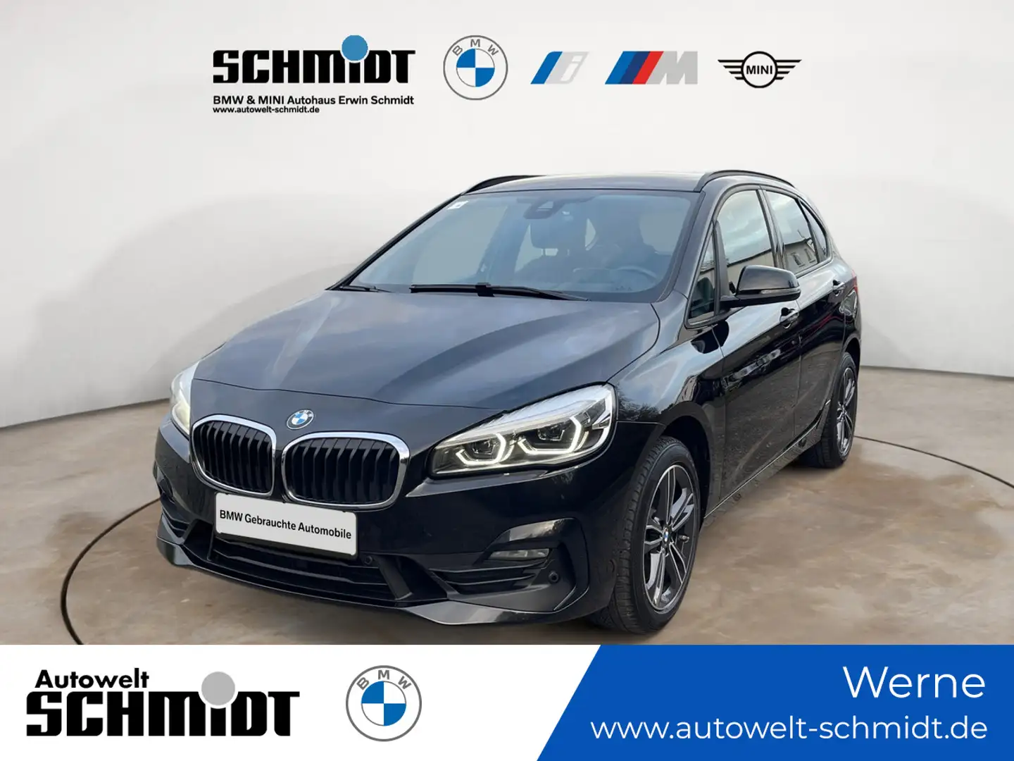 BMW 218 d Active Tourer Advantage + GARANTIE Schwarz - 1