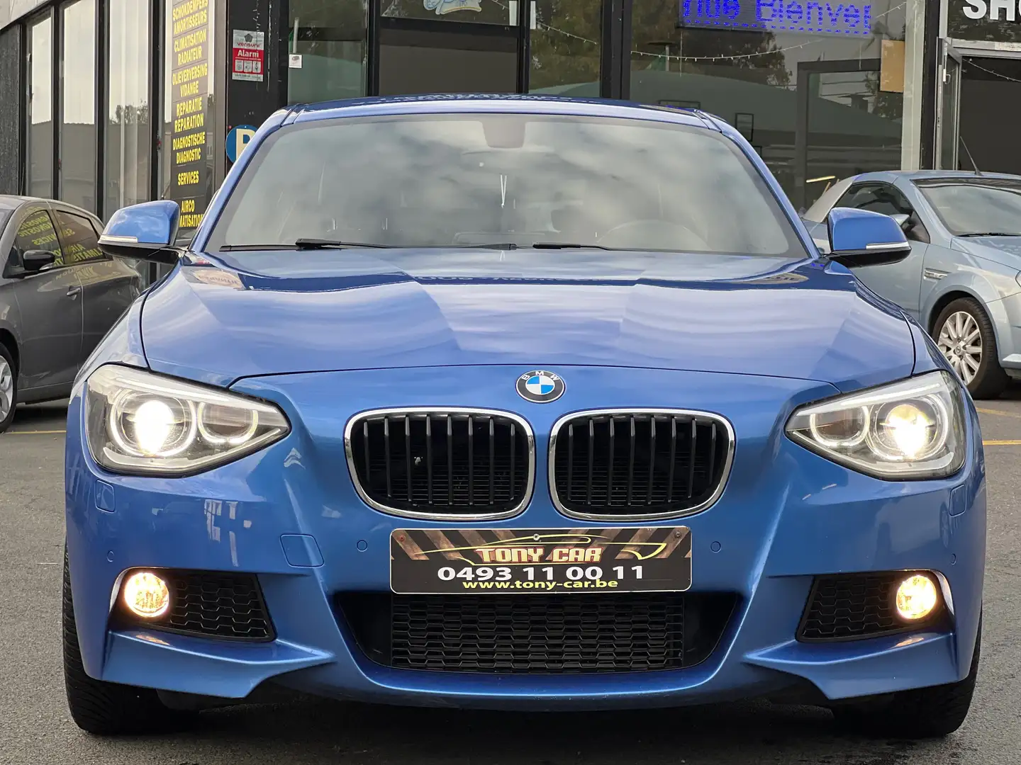 BMW 116 116i PACK M Sport Edition*NAVI*boîte auto*IR*LE Blauw - 1