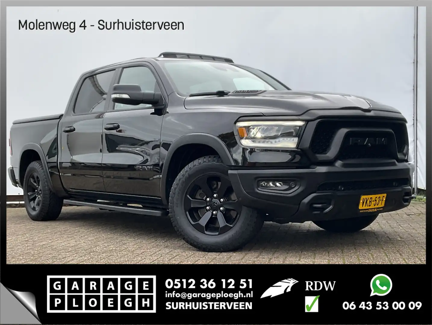 Dodge RAM 1500 5.7 V8 4x4 REBEL Adapt.Cruise Pano HUD HK Ful crna - 1