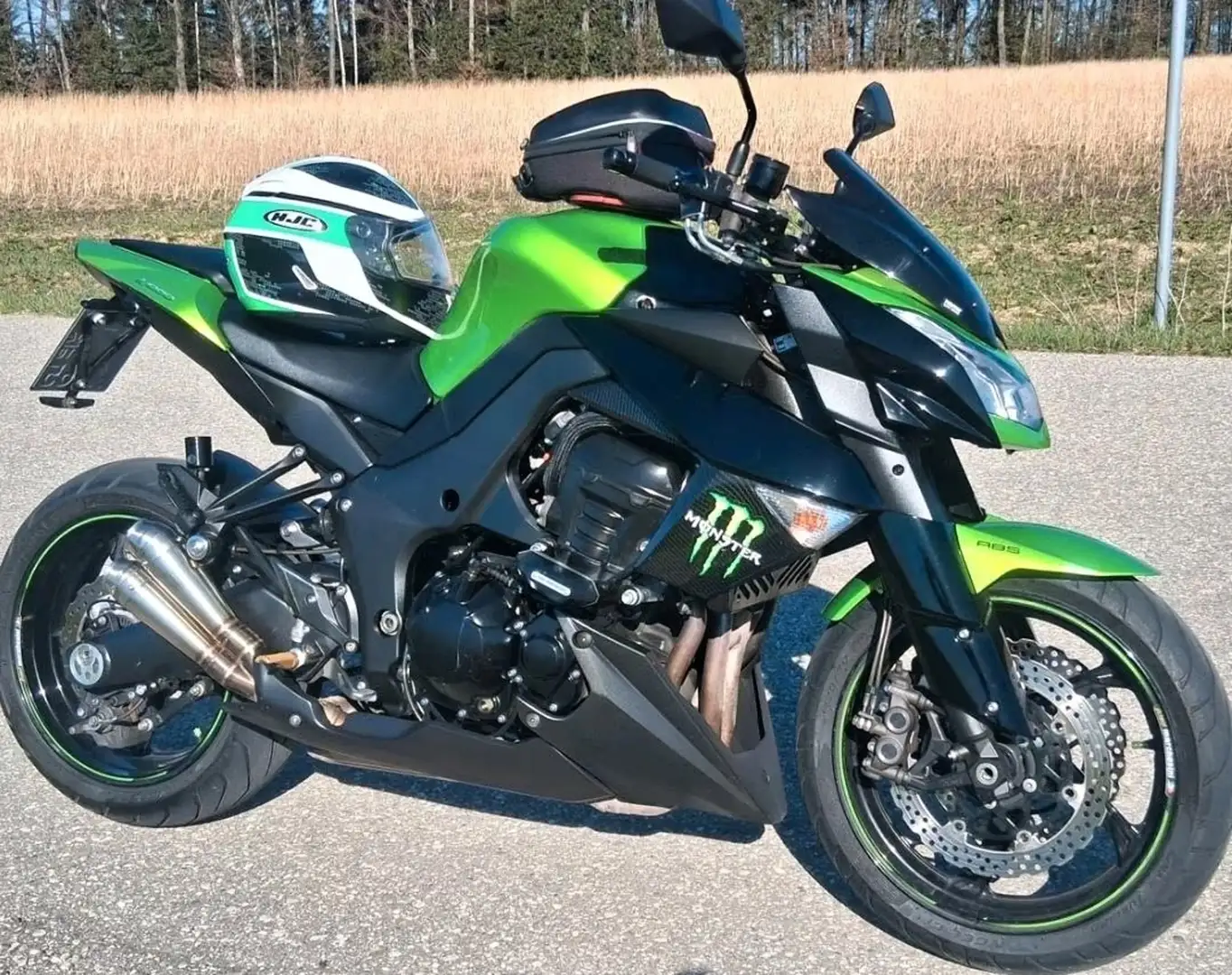 Kawasaki Z 1000 LKM Tuning 160 PS ABS Quickshifter Tüv neu Verde - 1