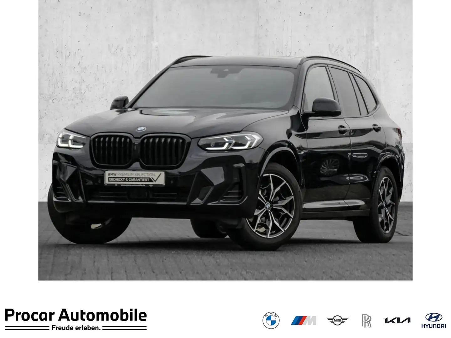 BMW X3 xDrive20d M SPORT+ACC+AHK+HuD+PANO+DA+PA+HiFi Schwarz - 1