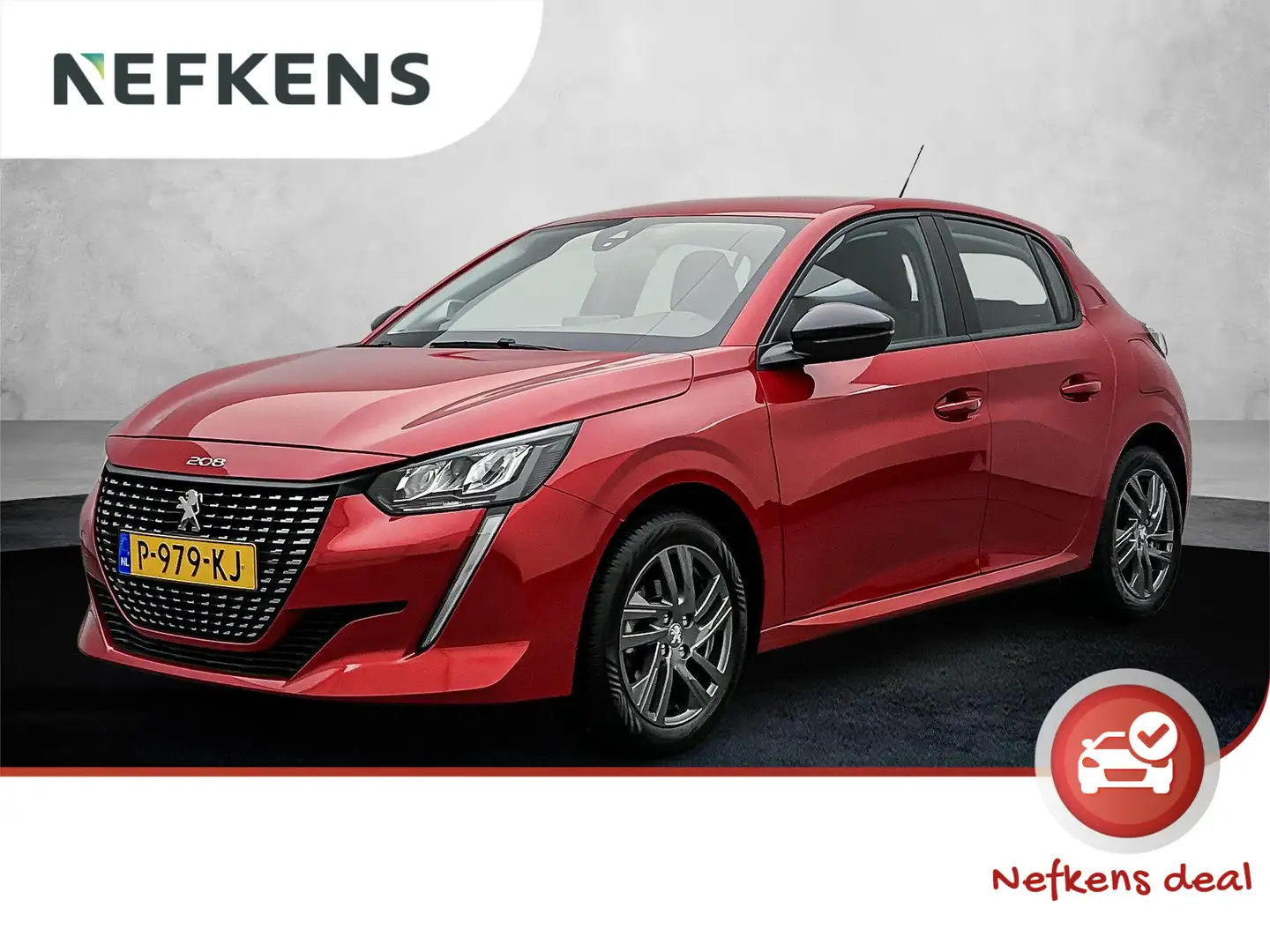 Peugeot 208 Active Pack 75pk | Navigatie via Apple Carplay / A Rood - 1