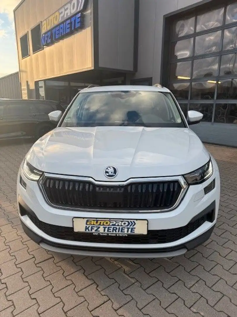Skoda Kodiaq Clever 4x4 AHK 360° ACC SHZ Weiß - 2
