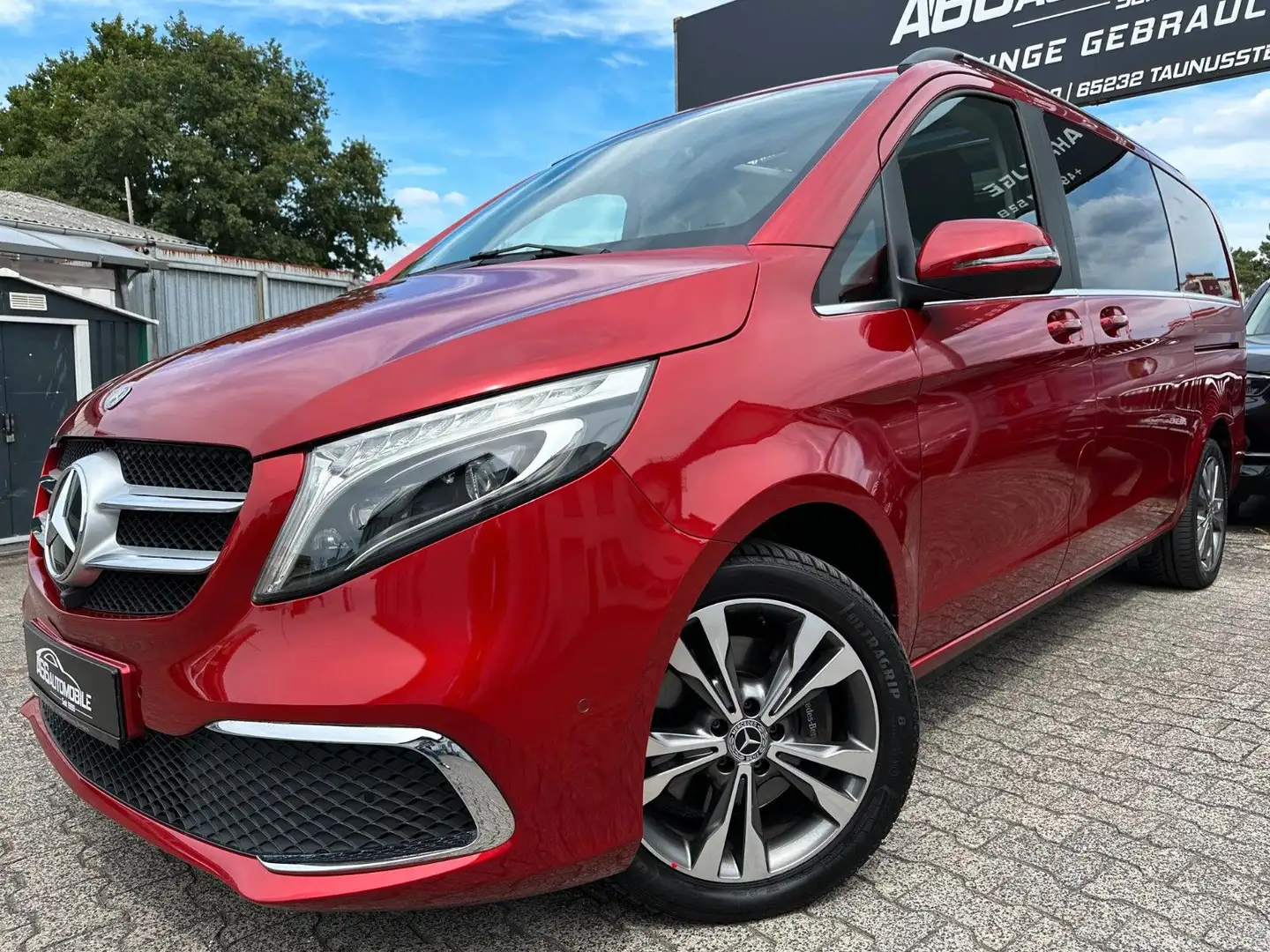 Mercedes-Benz V 250 d Lang Avantgarde PANO*DISTR+*360°*Standh. Красный - 1