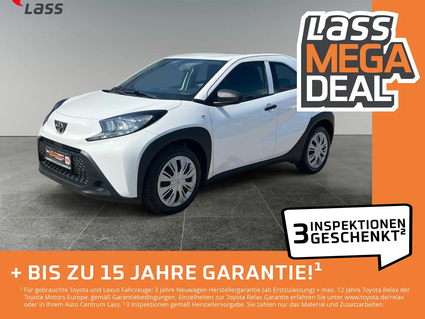 Toyota Aygo X 1.0 ++GJR+Radio+Bluetooht+Tempomat++ Bianco - 1