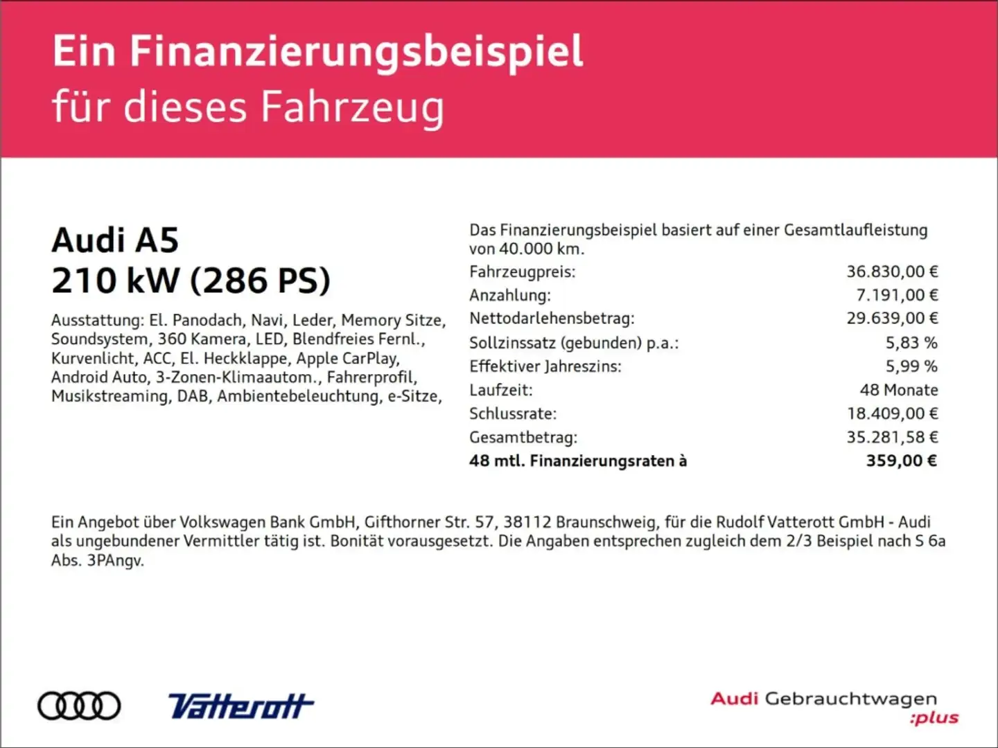 Audi A5 Coupe 50 TDI quattro S line Pano Navi Leder Schwarz - 2